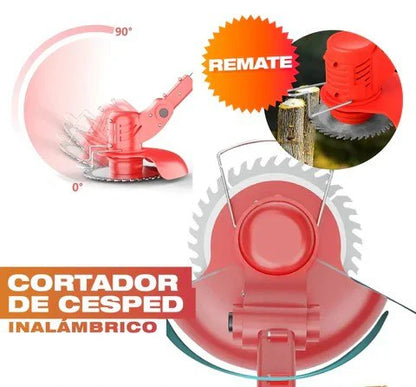 Cortadora de Césped Inalámbrica ®️ 48v 2 baterías incluidas