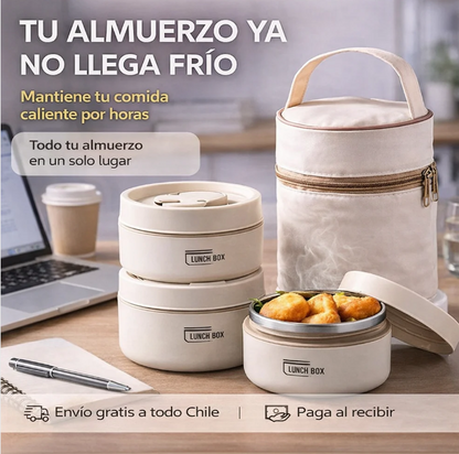Thermo Lunch Pro®️Nunca más comas frío fuera de casa