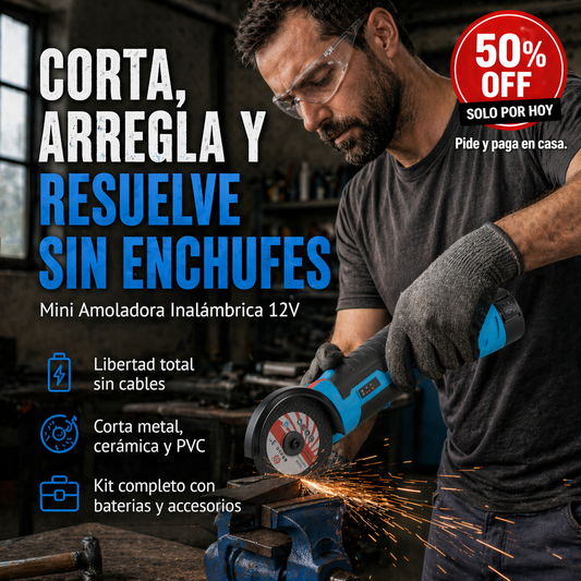 Amoladora Angular 12V TECH®️