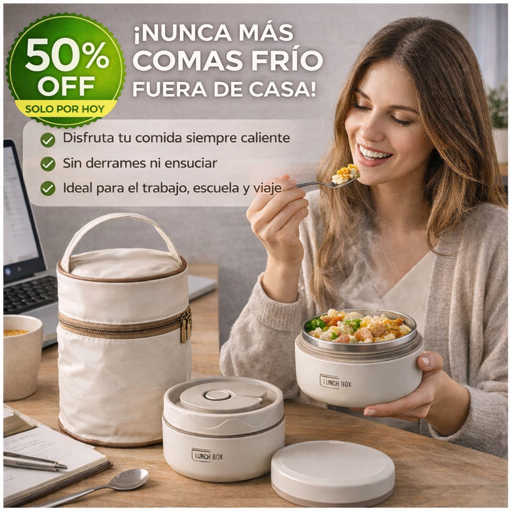 Thermo Lunch Pro®️Nunca más comas frío fuera de casa