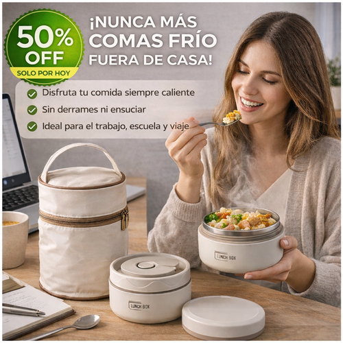 Thermo Lunch Pro®️Nunca más comas frío fuera de casa
